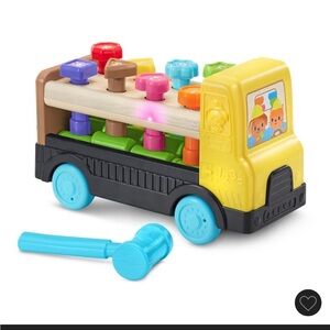 Vibrant Hammering Truck Toy with Mallet